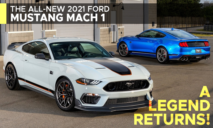 The 2021 Ford Mustang galloping near