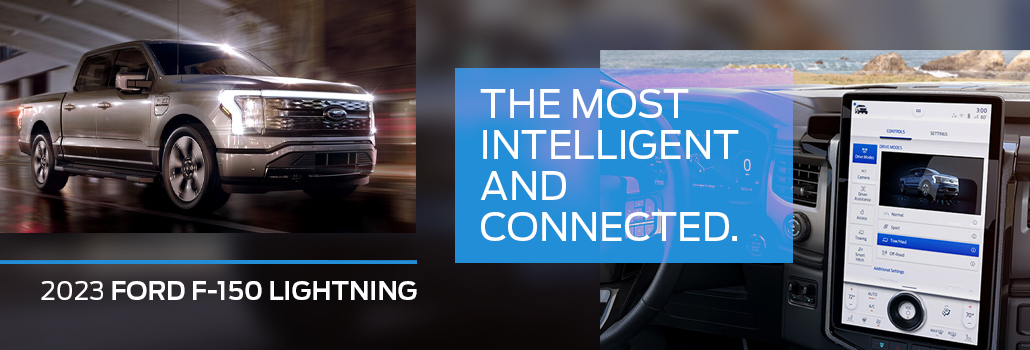 The all-electric 2023 Ford F-150 Lightning pickup