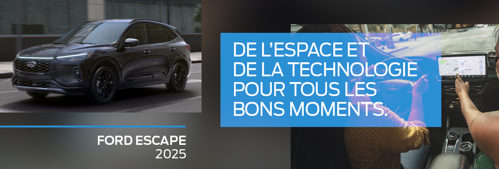Ford Escape 2025 : un VUS prêt pour toutes les routes